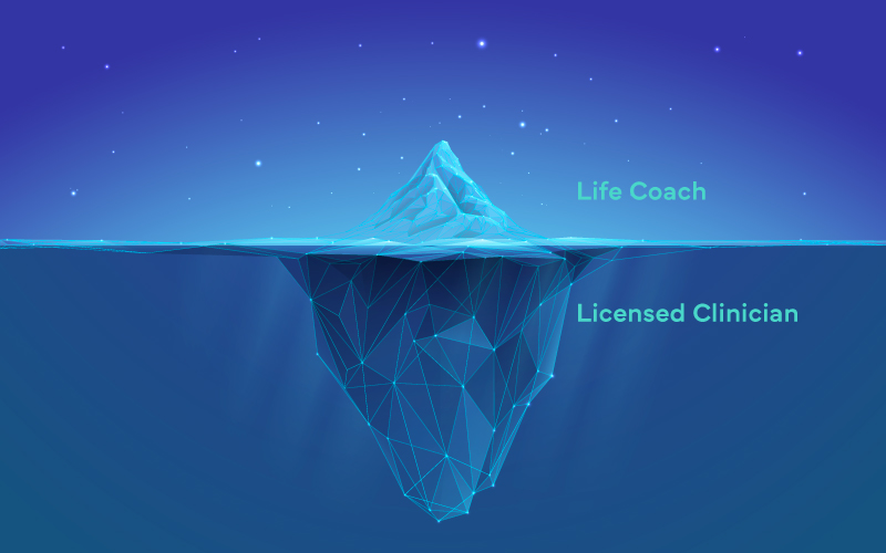 Illustration of an iceberg.